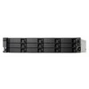 Serveris QNAP TL-R1200C-RP saugojimo diskų korpusas 2.5/3.5" HDD / SSD aptvaras Juoda, Pilka