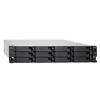 Serveris QNAP TL-R1200C-RP saugojimo diskų korpusas 2.5/3.5" HDD / SSD aptvaras Juoda, Pilka