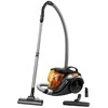Dulkių siurblys Rowenta Vacuum Cleaner RO3753EA Bagless, Dry cleaning, Power 750 W, Dust capacity 1.5 L, 79 dB, Juodas/Oranžinis