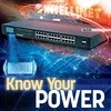 Šakotuvas Intellinet 561242 tinklo komutatorius Ne-valdomas Gigabit Ethernet (10/100/1000) Juoda 1U Maitinimas per Eternetą (PoE)