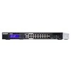 Šakotuvas QNAP QGD-1600P Valdomas Gigabit Ethernet (10/100/1000) Juoda, Pilka Maitinimas per Eternetą (PoE)
