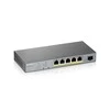 Šakotuvas ZYXEL GS1350-6HP, 6 prievadų valdomas CCTV POE komutatorius, didelio nuotolio, 60 W, 802.3BT (1 metų NCC PRO paketo licencija) (5 metų garantija)