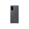 Samsung Galaxy S20 Clear View Atverčiamas Dėklas Pilkas