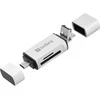 Sandberg kortelių skaitytuvas USB-C+USB+MicroUSB