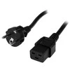 StarTech.com CEE7 / IEC 320 C19 2.0m Juoda 2 m CEE7/7 C19 šakotuvas