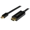 StarTech.com MDP2HDMM3MB vaizdo kabelio adapteris 3 m Mini DisplayPort HDMI Juoda