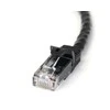 StarTech.com N6PATC3MBK tinklo kabelis 3 m Cat6 U/UTP (UTP) Juoda