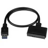 StarTech.com USB312SAT3CB kabelių sąsaja / invertavimo adapteris USB 3.1 A SATA 7+15 pin Juoda