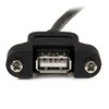StarTech.com USBPNLAFAM1 USB kabelis 0,3 m 2,0 USB A lydmetalis
