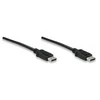 Techly 1m DisplayPort M/M Juoda