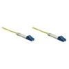 Intracom Techly 1m LC/LC 9/125 optinio pluošto kabelis Geltona
