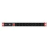 Techly Pro TECHLYPRO stovas 19 colių maitinimo juosta 1U 8 lizdai C13