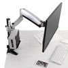 Techly ICA-CS 64 monitoriaus laikiklis arba stovas Juoda