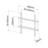 Techly ICA-PLB 162M televizoriaus laikiklis 139,7 cm (55") Juoda
