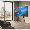 Laikiklis TECHLY 107241 Techly Floor stovas televizoriui LCD/LED/Plasma 49-70 40kg VESA juodas/ruda