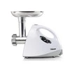 Mėsmalė Tristar | VM-4210 Meat Grinder | Baltas | 3 Nerūdijantis plienas grinding plates, Aluminum grinder head, Aluminum hopper tray, Sausage stuffer, Kubbe attachment, Sausage accessory, Nerūdijantis plienas blade