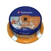 Verbatim 43538 neįrašytas DVD diskas 4,7 GB DVD-R 25 vnt