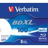 Verbatim 43789 neįrašytas „Blu-Ray“ diskas BD-R 100 GB 5 vnt