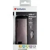 Verbatim 49142 sąsajos šakotuvas USB 3.2 Gen 1 (3.1 Gen 1) Type-C 1000 Mbit/ai Juoda, Sidabras