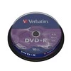 Verbatim DVD+R 4.7GB 16X 10pack AZO Matinis Sidabrinis cake box - 43498