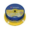 VERBATIM 25x DVD+RW SERL 4,7GB 4x Spindel matt sidabrinis paviršius