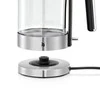 WMF 413150011 LONO Standard virdulys, Glass, Nerūdijantis plienas/Juodas, 3000 W, 360° rotational base, 1.7 L