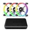 Zalman ZM-LF120A3 kompiuterio aušinimo komponentas Kompiuterio korpusui Ventiliatorius 12 cm Juoda, Balta