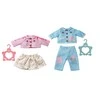 Zapf Baby Annabell Outfit Jongen &amp; Meisje 43cm Lėlės drabužių rinkinys