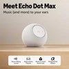 Ausinės Išmanusis „Amazon“ garsiakalbis „Echo Dot Max“ (2025), baltas