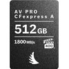 „Angelbird“ atminties kortelė CFexpress 4.0 A tipo 512 GB AV PRO