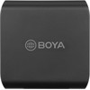 BOYA mikrofono belaidės sistemos rinkinys, 2,4 GHz, itin kompaktiškas, vaizdo įrašas, YouTube, tiesioginė transliacija, interviu, įrašas Juodas EU