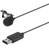 USB lavalier mikrofonas BOYA 4m kabelis, plug-and-play, juodas / BY-LM40 / BOYA10173