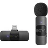 „Boya Ultra Compact“ belaidis mikrofonas BY-V1, skirtas „iOS“.
