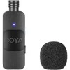 „Boya Ultra Compact“ belaidis mikrofonas BY-V1, skirtas „iOS“.