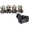 BOYA belaidis mikrofonas BY-V4 2.4GHz su 4 siųstuvais ir 1 imtuvu (3.5mm jungtis) Juodas EU