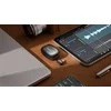 BOYA belaidis mikrofonas „Mini 2-01“ 2,4 GHz, su dirbtinio intelekto valdomu triukšmo slopinimu, 2 siųstuvais ir 2 imtuvais („Type-C“ ir „Lightning“), pilkos spalvos, ES