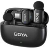 Mikrofony BOYA mini 2-02 belaidės 2.4GHz USB-C - juoda