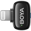 BOYA belaidis mikrofonas Mini 2-03 2.4GHz, dirbtinio intelekto valdomas triukšmo slopinimas su 2 siųstuvais ir 1 imtuvu (Lightning) Juodas EU