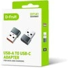 D-Fruit USB-A į USB-C adapteris pakuotėje