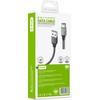 USB kabelis D-FRUIT DF441L, 1 m, pilkos sp.