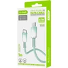 D-Fruit USB-C - USB-C DF161 kabelis, šviesiai žalias