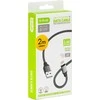 D-Fruit kabelis USB-A - Lightning 2m, pilkas (DF121)