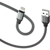 D-Fruit kabelis USB-A - Lightning 2m, pilkas (DF121)