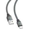 D-Fruit kabelis USB-A - USB-C 2m, pilkas (DF120)