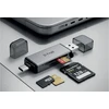 D-Fruit memory card reader USB-C/USB-A DF188