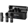 BOYA Microphone Wireless BY-V4 2.4GHz with 4 transmitters and 1 receiver (Type-C) Juodas EU