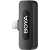 Mikrofonas BOYA BY-V1 V2.0 belaidis 2.4GHz - juoda