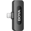 BOYA belaidis mikrofonas BY-V3 2.4GHz su 2 siųstuvais ir 1 imtuvu (Lightning) Juodas EU