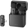 BOYA belaidis mikrofonas BY-V30 2.4GHz su 2 siųstuvais ir 1 imtuvu (C tipo) Juodas EU