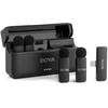 BOYA belaidis mikrofonas BY-V4 2.4GHz su 4 siųstuvais ir 1 imtuvu (Lightning) Juodas EU